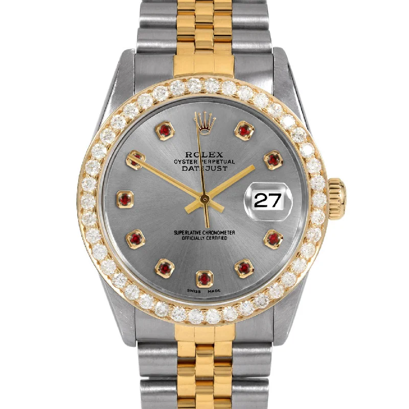 Rolex Datejust 36mm | 16013-SLT-RBY-AM-25CT-JBL