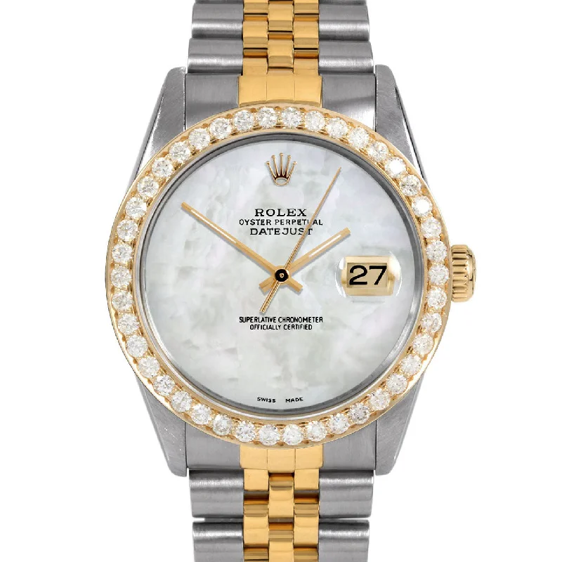 Rolex Datejust 36mm | 16013-WMOP-NOHM-25CT-JBL