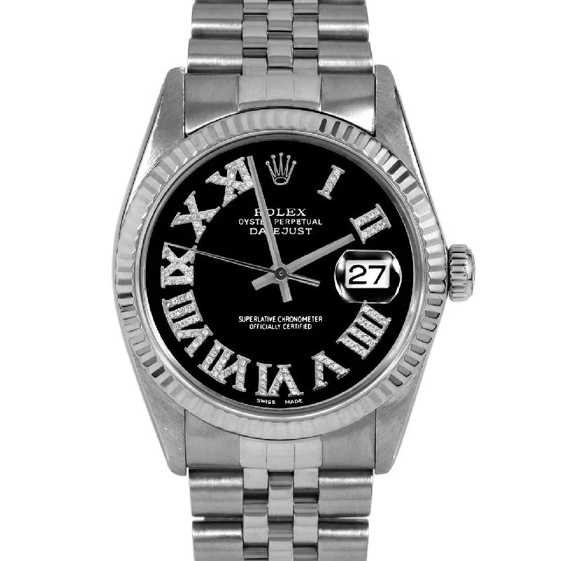 Rolex Datejust 36mm | 16014-BLK-FDR-FLT-JBL