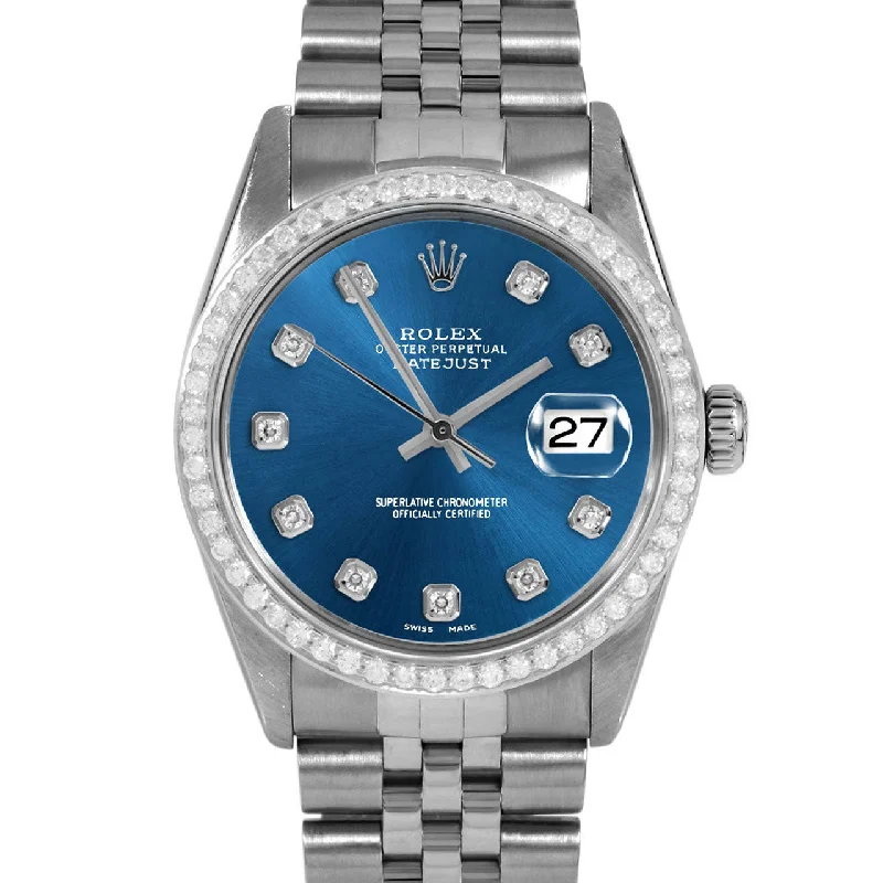 Rolex Datejust 36mm | 16014-BLU-DIA-AM-BDS-JBL