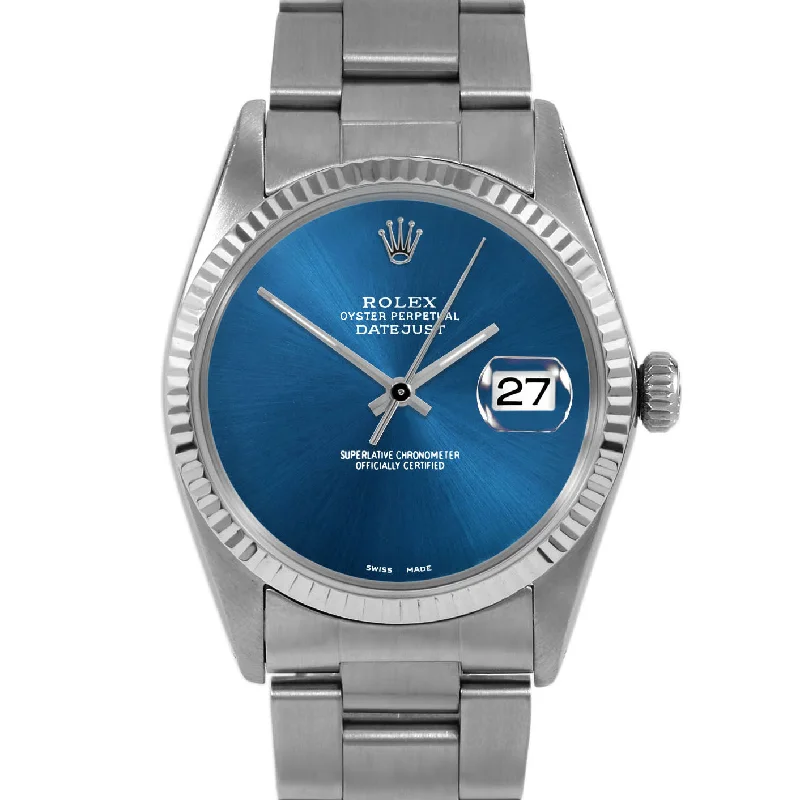 Rolex Datejust 36mm | 16014-BLU-NOHM-FLT-OYS