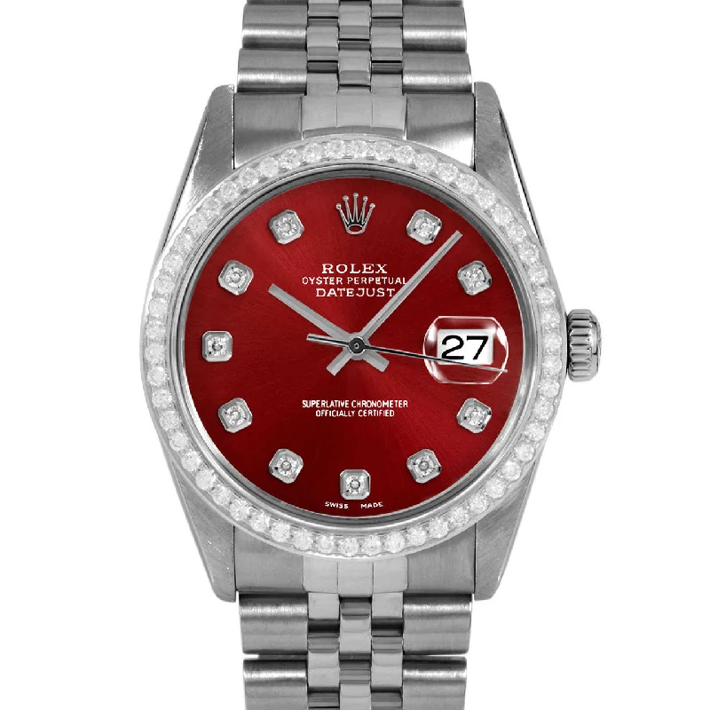 Rolex Datejust 36mm | 16014-RED-DIA-AM-BDS-JBL