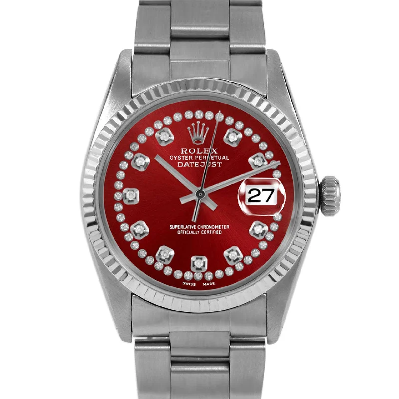 Rolex Datejust 36mm | 16014-RED-STRD-FLT-OYS