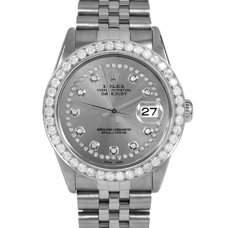 Rolex Datejust 36mm | 16014-SLT-STRD-25CT-JBL