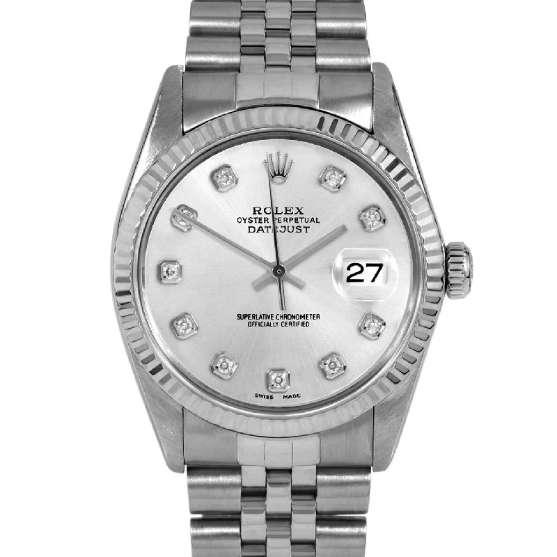 Rolex Datejust 36mm | 16014-SLV-DIA-AM-FLT-JBL