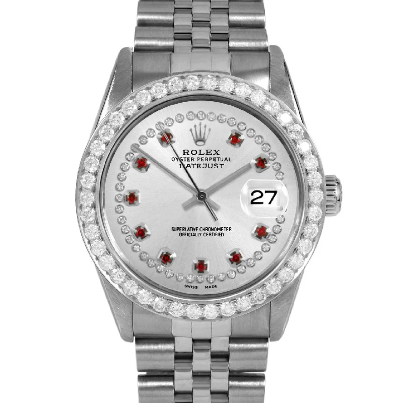 Rolex Datejust 36mm | 16014-SLV-STRR-25CT-JBL