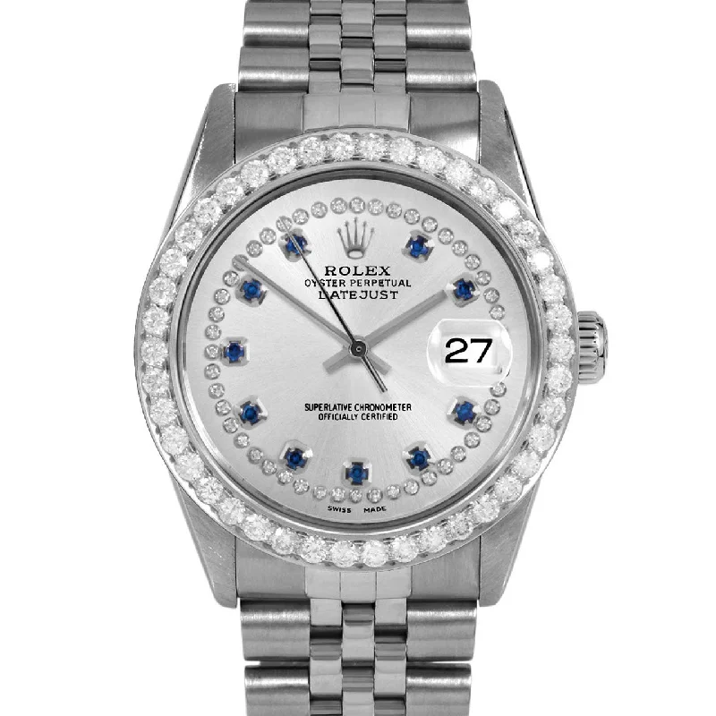 Rolex Datejust 36mm | 16014-SLV-STRS-25CT-JBL