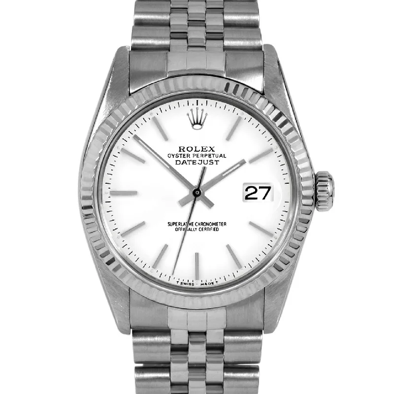 Rolex Datejust 36mm | 16014-WHT-STK-FLT-JBL