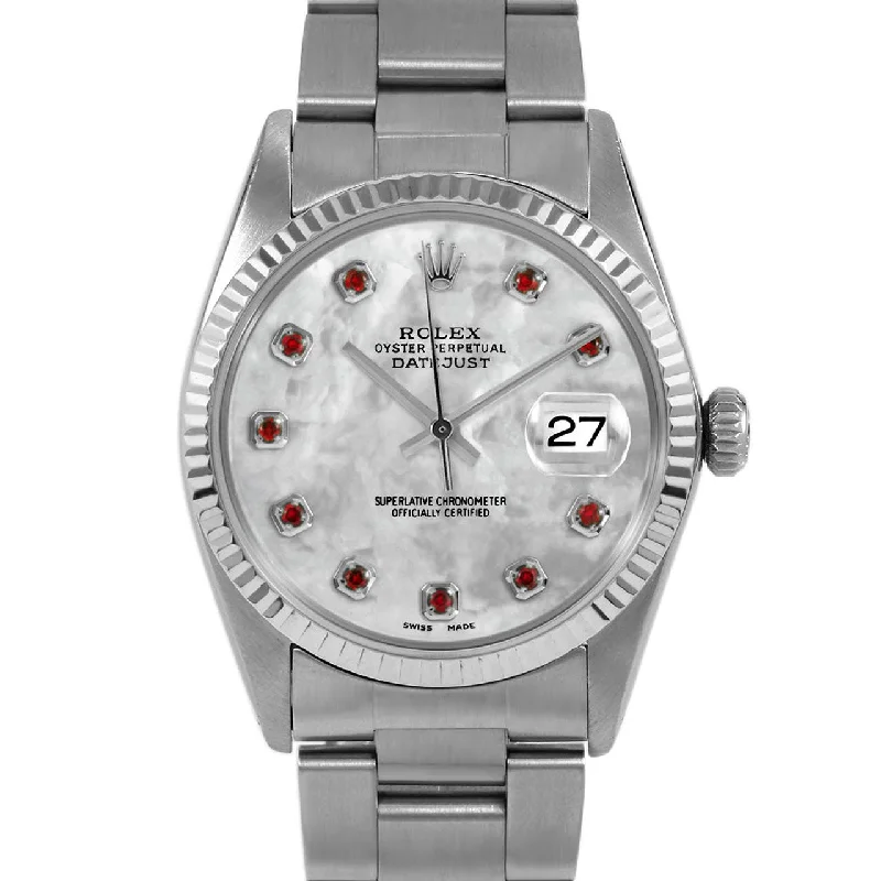 Rolex Datejust 36mm | 16014-WMOP-RBY-AM-FLT-OYS