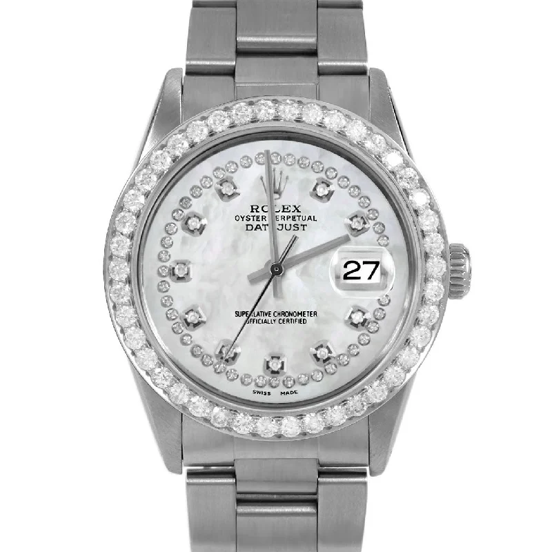 Rolex Datejust 36mm | 16014-WMOP-STRD-25CT-OYS