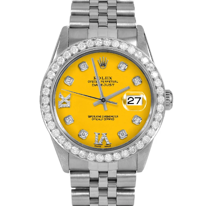 Rolex Datejust 36mm | 16014-YLW-8DR69-25CT-JBL