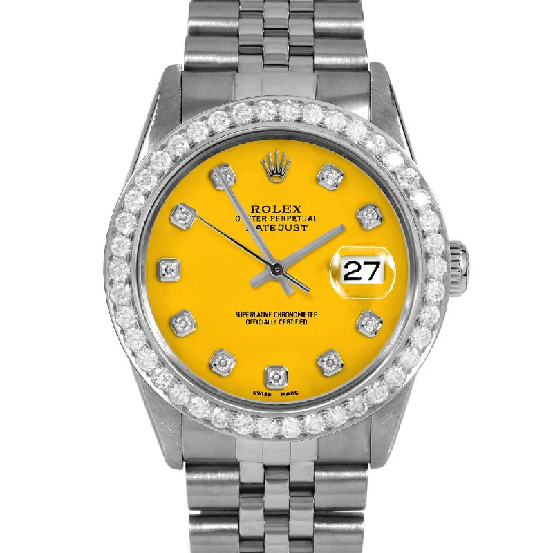 Rolex Datejust 36mm | 16014-YLW-DIA-AM-25CT-JBL