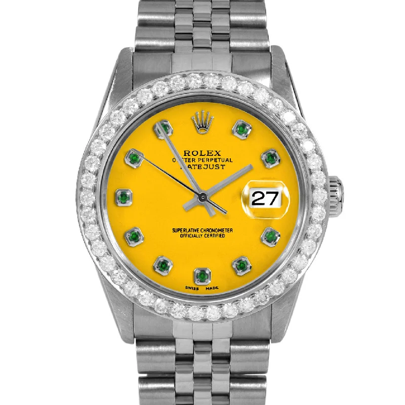 Rolex Datejust 36mm | 16014-YLW-EMD-AM-25CT-JBL