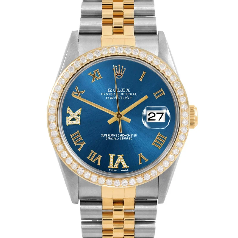 Rolex Datejust 36mm | 16233-BLU-RDR69-BDS-JBL