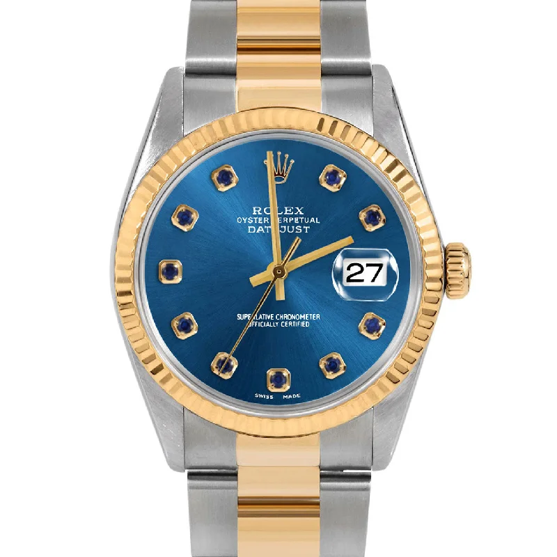 Rolex Datejust 36mm | 16233-BLU-SPH-AM-FLT-OYS