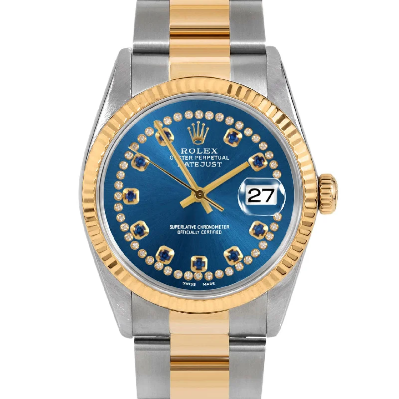 Rolex Datejust 36mm | 16233-BLU-STRS-FLT-OYS