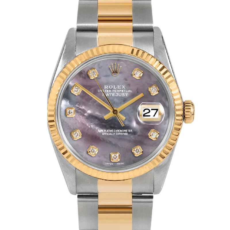 Rolex Datejust 36mm | 16233-BMOP-DIA-AM-FLT-OYS