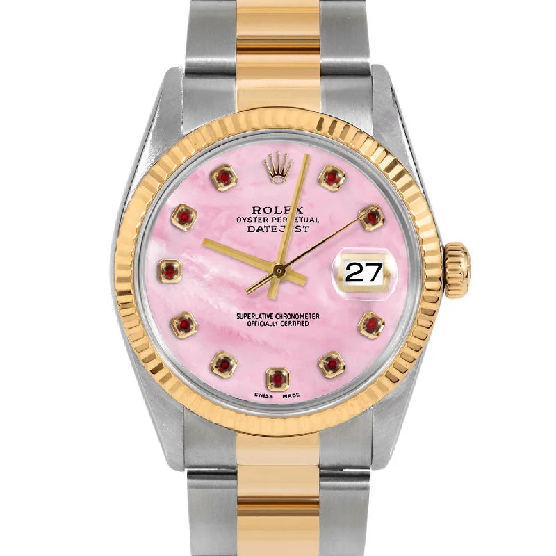 Rolex Datejust 36mm | 16233-PMOP-RBY-AM-FLT-OYS