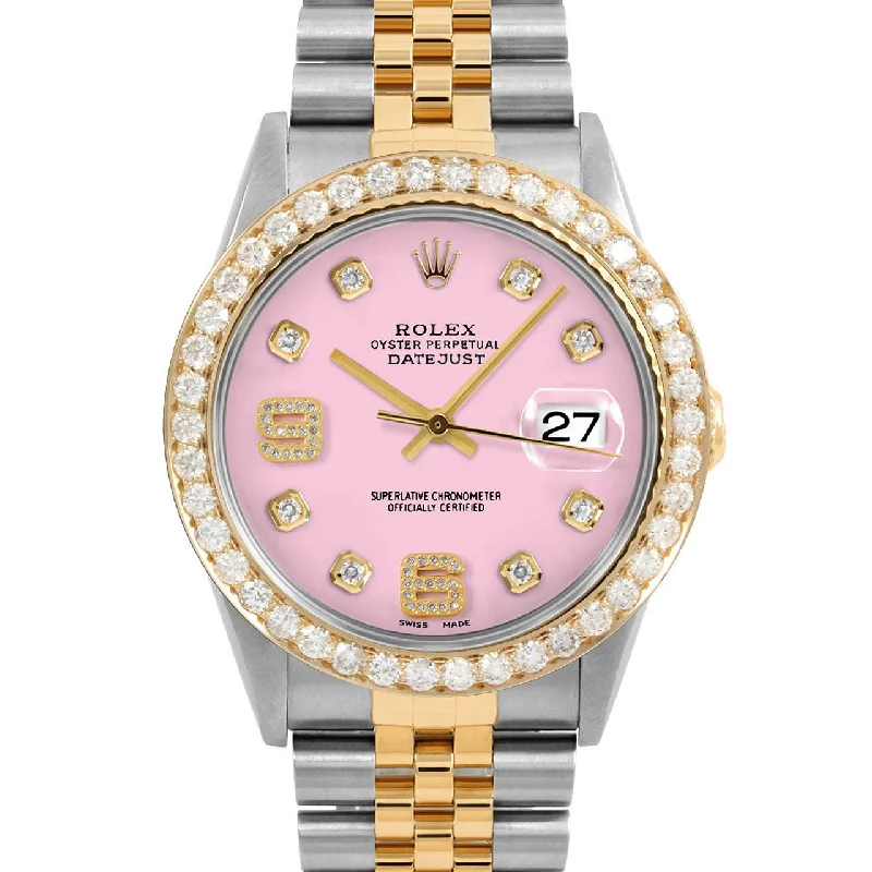 Rolex Datejust 36mm | 16233-PNK-8DA69-25CT-JBL