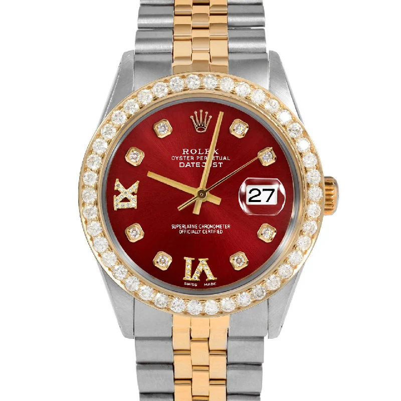 Rolex Datejust 36mm | 16233-RED-8DR69-25CT-JBL