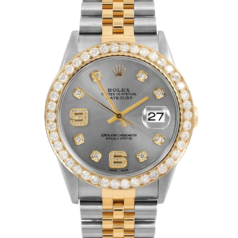 Rolex Datejust 36mm | 16233-SLT-8DA69-25CT-JBL