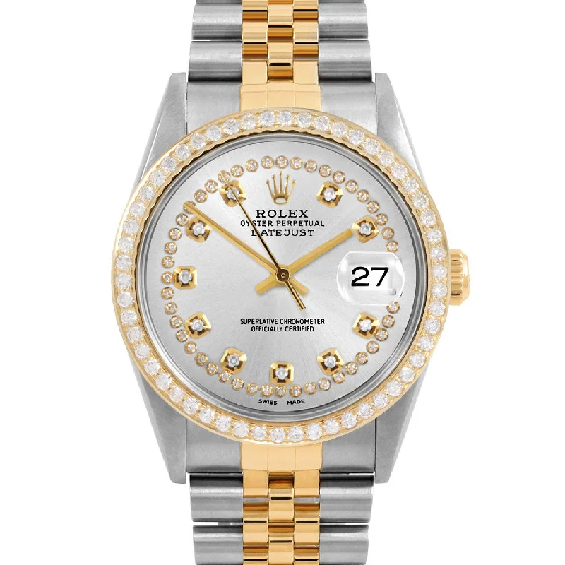 Rolex Datejust 36mm | 16233-SLV-STRD-BDS-JBL