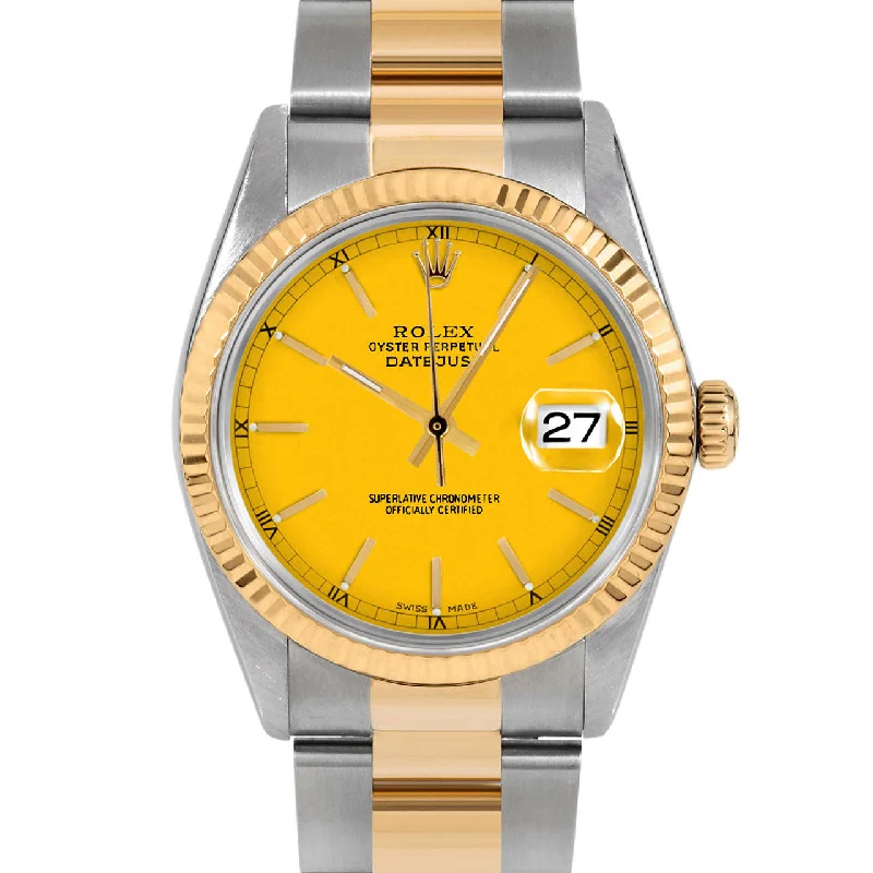 Rolex Datejust 36mm | 16233-YLW-STK-FLT-OYS