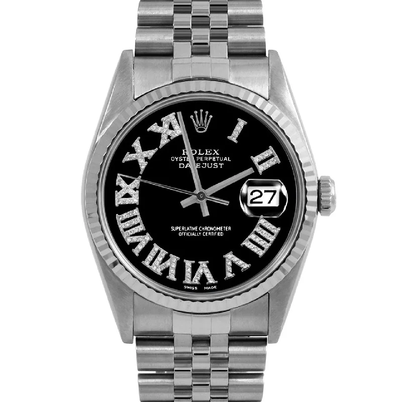 Rolex Datejust 36mm | 16234-BLK-FDR-FLT-JBL