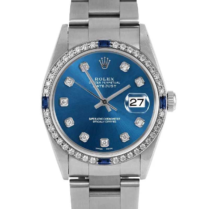 Rolex Datejust 36mm | 16234-BLU-DIA-AM-4SPH-OYS