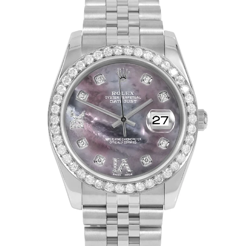 Rolex Datejust 36mm | 16234-BMOP-8DR69-25CT-JBL