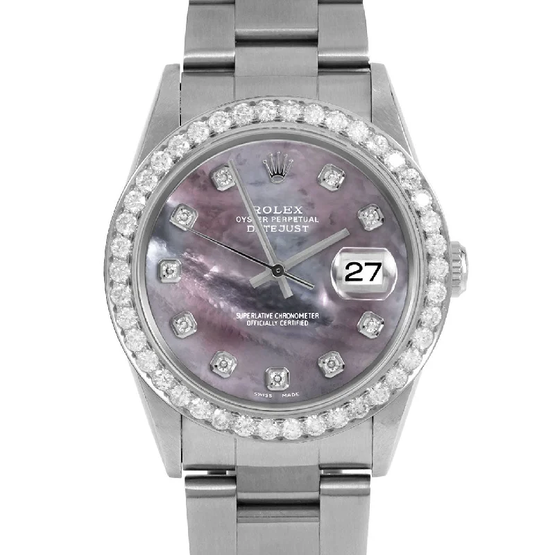 Rolex Datejust 36mm | 16234-BMOP-DIA-AM-25CT-OYS