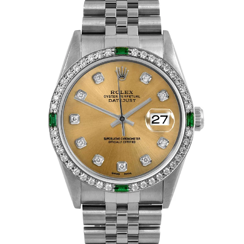 Rolex Datejust 36mm | 16234-CHM-DIA-AM-4EMD-JBL