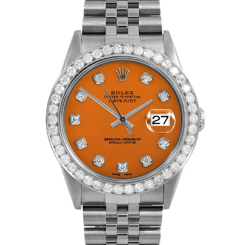 Rolex Datejust 36mm | 16234-ORN-DIA-AM-25CT-JBL