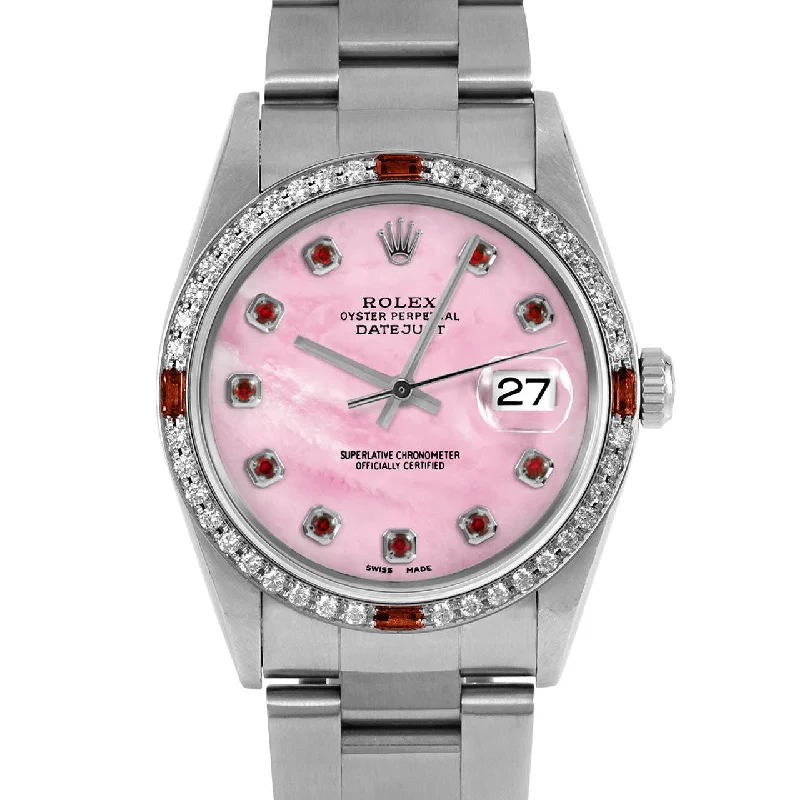 Rolex Datejust 36mm | 16234-PMOP-RBY-AM-4RBY-OYS