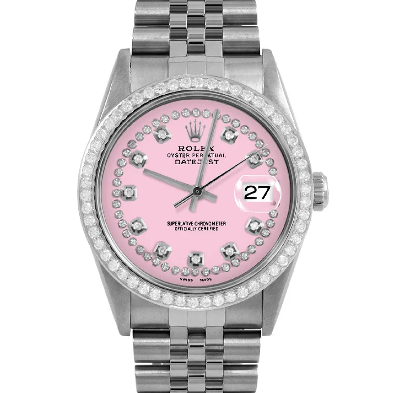 Rolex Datejust 36mm | 16234-PNK-STRD-BDS-JBL