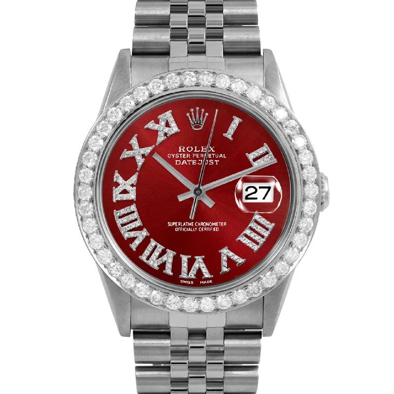 Rolex Datejust 36mm | 16234-RED-FDR-25CT-JBL