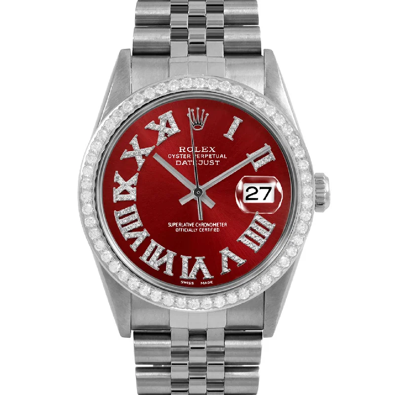 Rolex Datejust 36mm | 16234-RED-RDR69-BDS-JBL