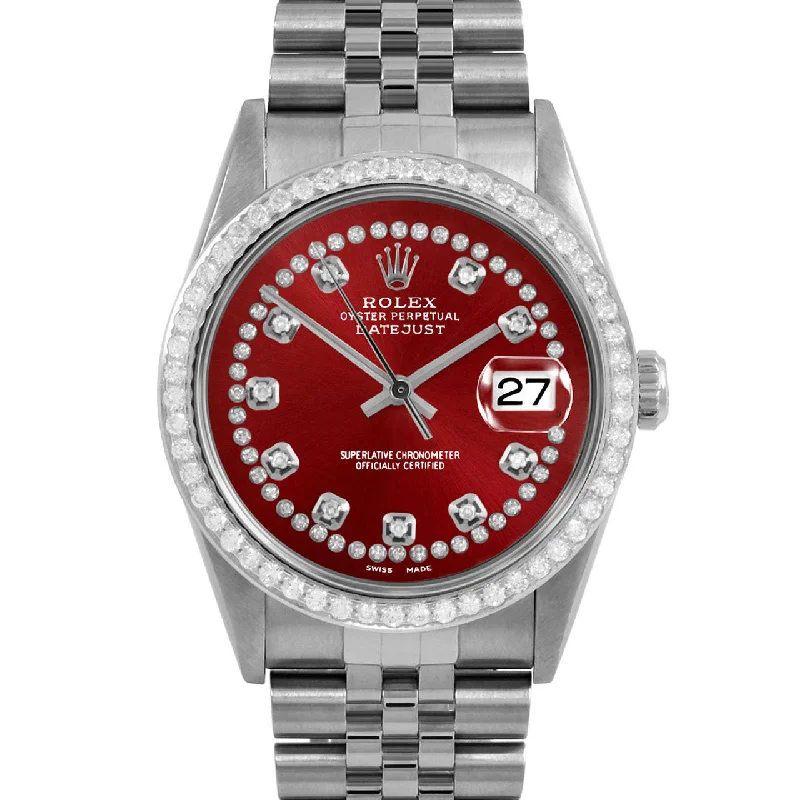 Rolex Datejust 36mm | 16234-RED-STRD-BDS-JBL