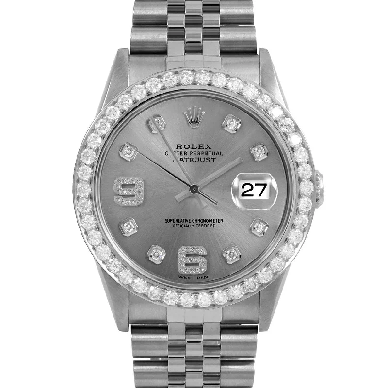 Rolex Datejust 36mm | 16234-SLT-8DA69-25CT-JBL