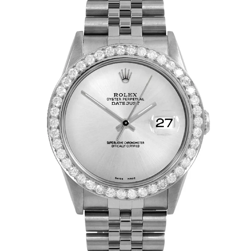 Rolex Datejust 36mm | 16234-SLV-NOHM-25CT-JBL