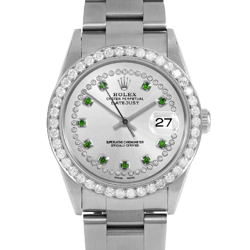 Rolex Datejust 36mm | 16234-SLV-STRE-25CT-OYS