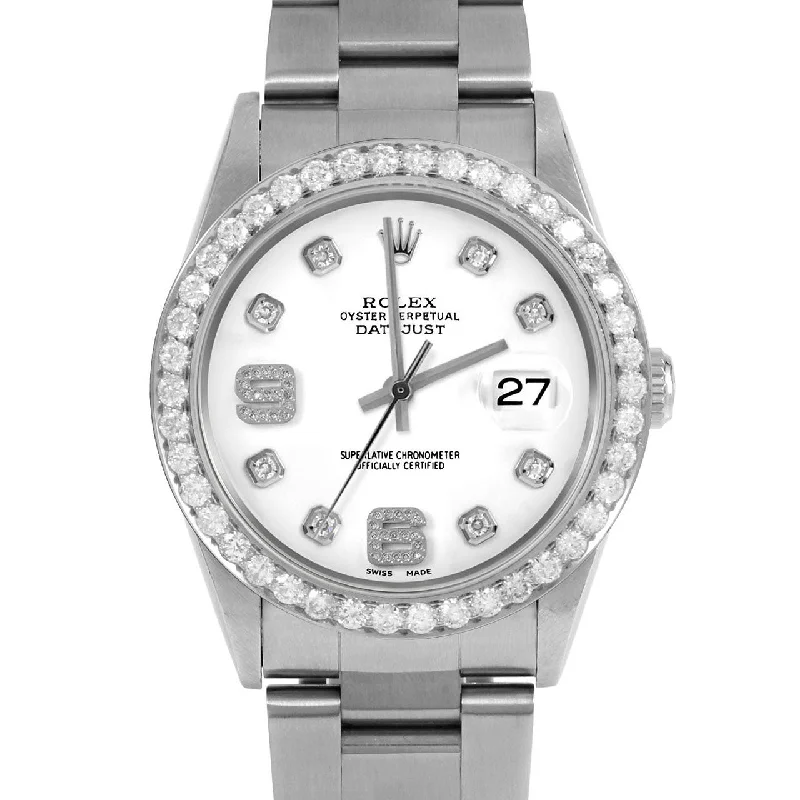 Rolex Datejust 36mm | 16234-WHT-8DA69-25CT-OYS