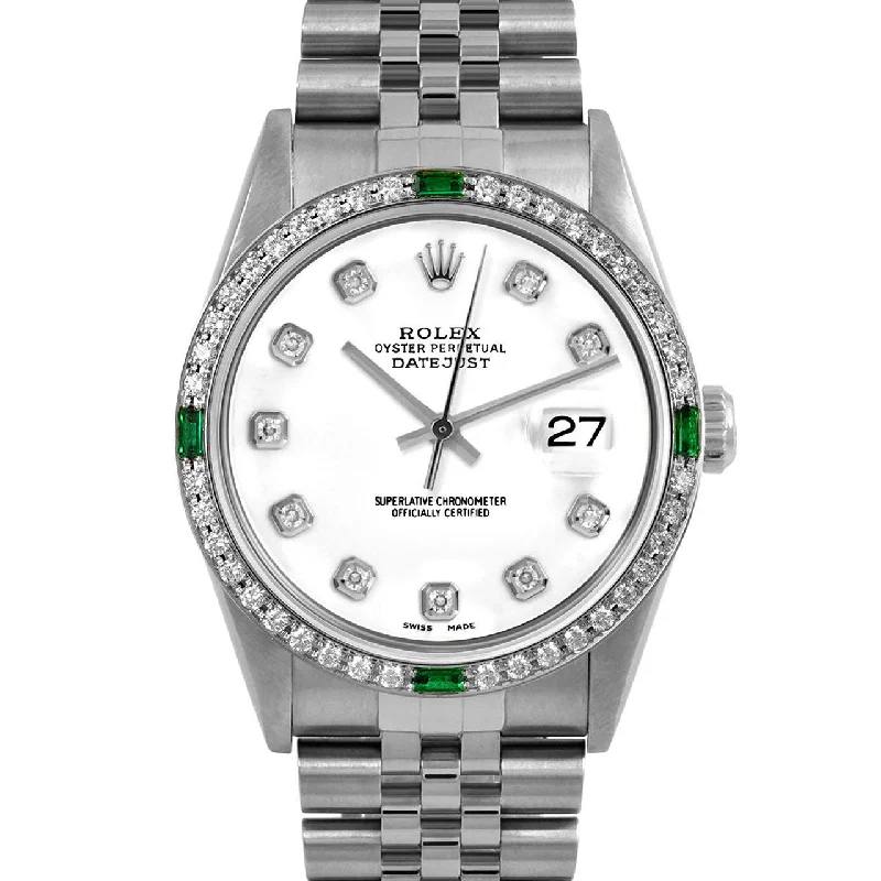 Rolex Datejust 36mm | 16234-WHT-DIA-AM-4EMD-JBL