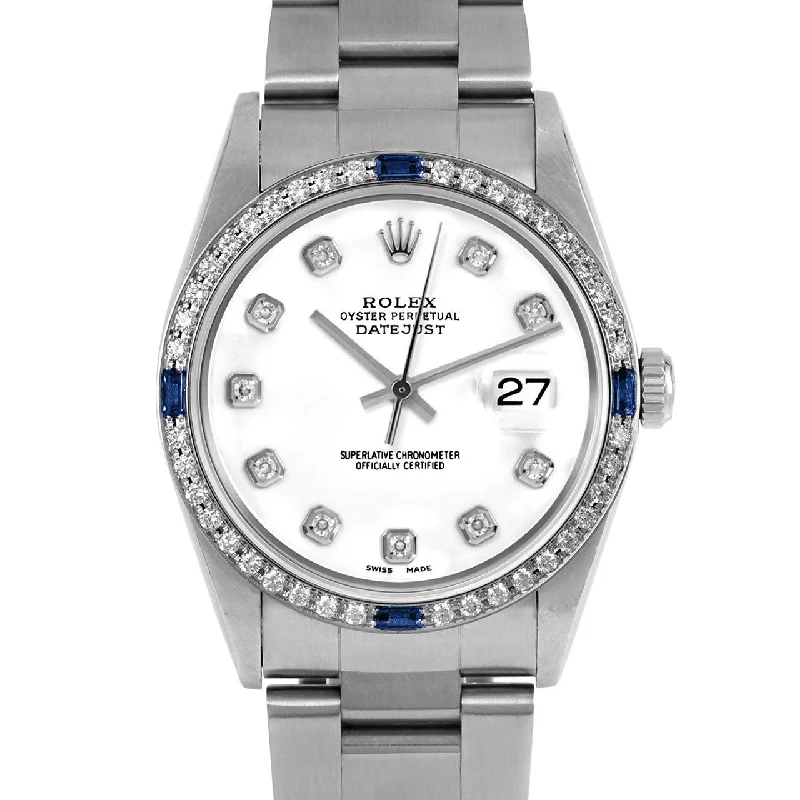 Rolex Datejust 36mm | 16234-WHT-DIA-AM-4SPH-OYS