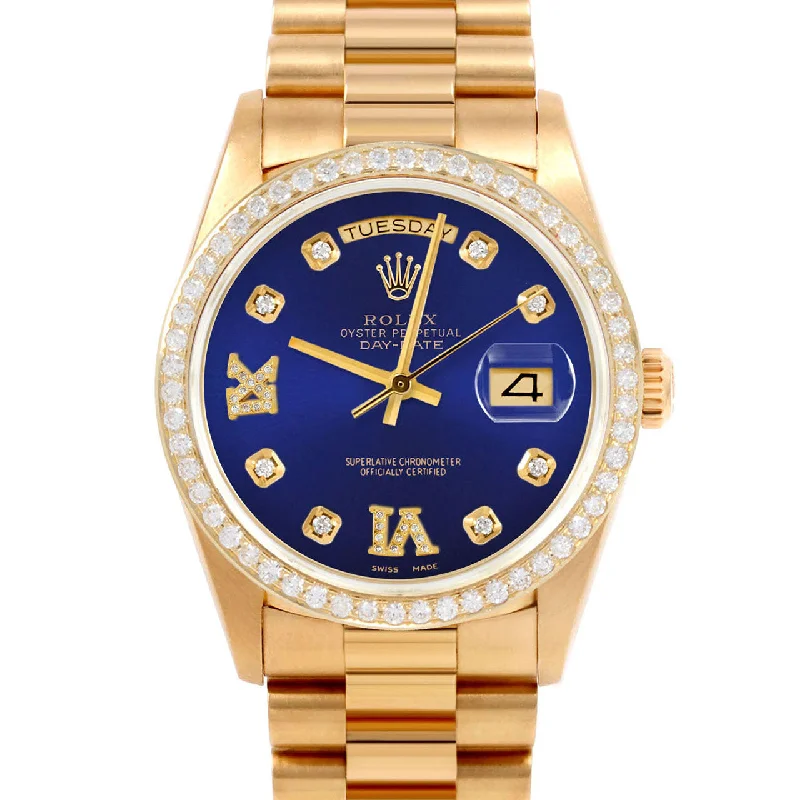 Rolex Day-Date 36mm | 18038-BLU-8DR69-BDS-PRS