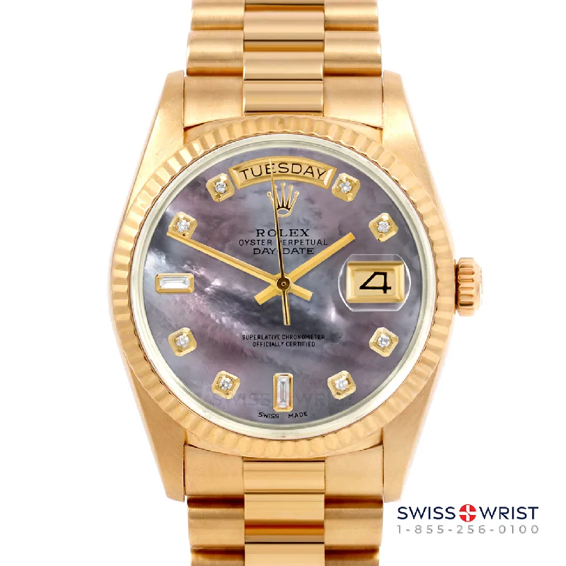 Rolex Day-Date 36mm | 18038-BMOP-DIA-AM-FLT-PRS