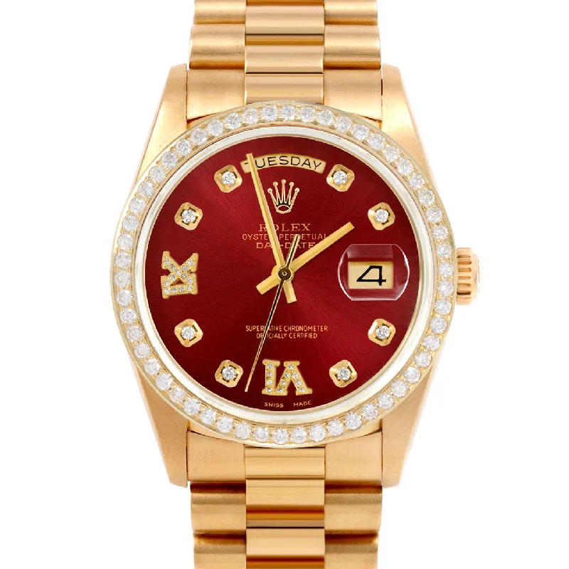 Rolex Day-Date 36mm | 18038-RED-8DR69-BDS-PRS