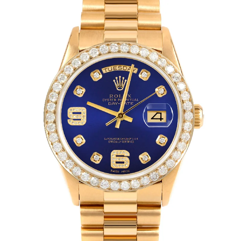 Rolex Day-Date 36mm | 18238-BLU-8DA69-25CT-PRS