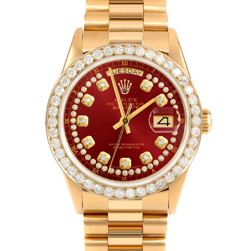 Rolex Day-Date 36mm | 18238-RED-STRD-25CT-PRS