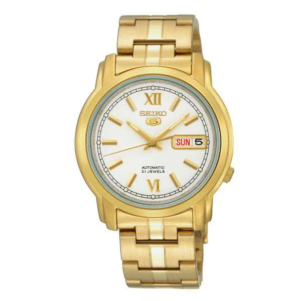 SEIKO SNKK84K1 Automatic Gold Stainless Steel Watch for Men